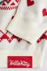 ABG12 - Áo len màu kem đỏ kitty bé gái size 8-14y