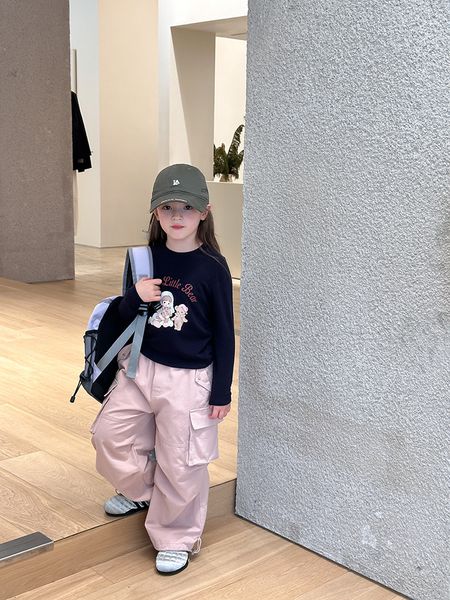 25G052 - Áo thun tăm AMBB họa tiết nhiều màu cho bé gái size 90-170