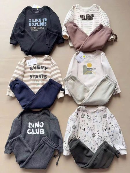 BBT08 - Bộ nỉ bông Castro dòng nhí nhiều mẫu Bé Trai size 6m - 4y