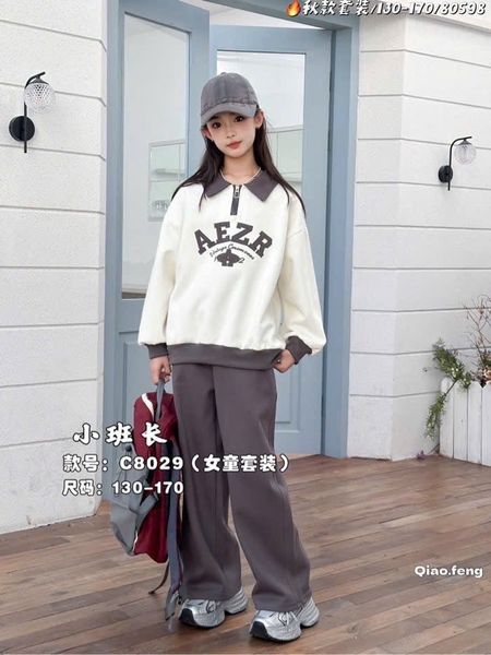 BBG03 - Set bộ nỉ hai da dòng đại nhiều màu cho bé gái size 130-170