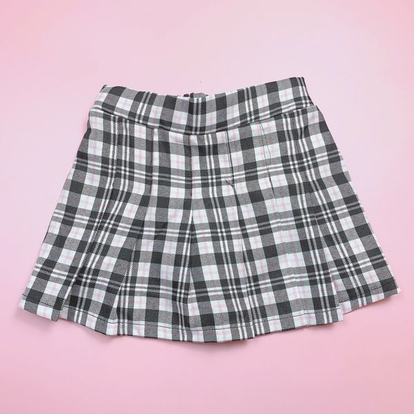CVAY09 - Chân váy xếp ly liền quần kẻ caro nhiều màu size 2-16y