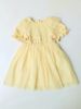 V00070 - Váy công chúa màu vàng hoa nhí phối ren mềm