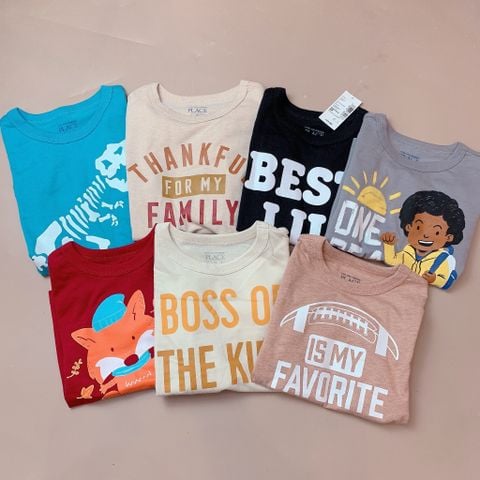 ABT108 - Áo cotton Place nhiều màu BT size 1-5y