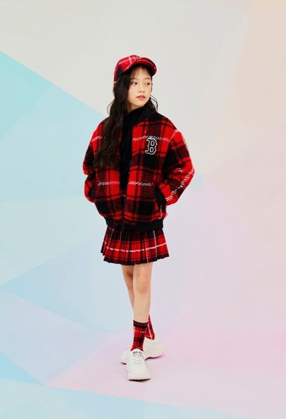 AK77 - Áo khoác bomber lông cừu lót nỉ kẻ caro 3 màu size 110 - 155