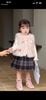 S3556 - Set 3ct áo gile lông hồng Kitty + áo len + chân váy bé gái size 90-130