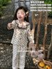 BBG10 - Bộ Pyjama vải thun GuoguoYinuo nhiều màu cho bé gái size 100-190