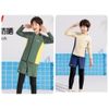 YY2458 - Bộ bơi 2ct YUKE dài tay chống nắng + quần dài HOPE 2 màu cho bé size XL-6XL (120-170)