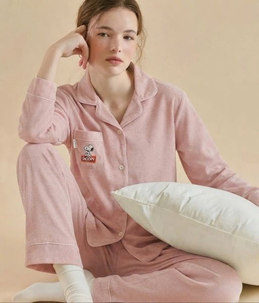 BM2606PJ03 - Bộ Pyjama Beemon nữ cho Mẹ vải nhung freesize (50-60kg)
