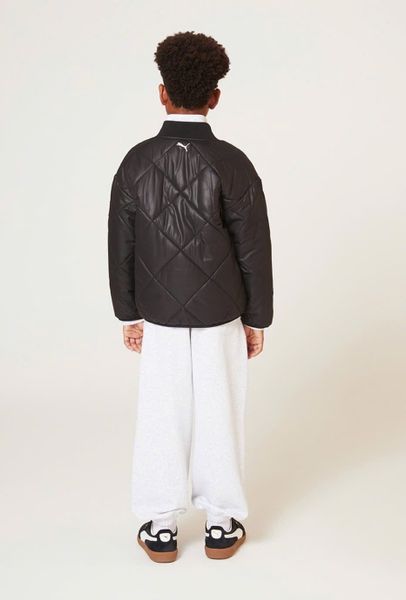 AKBT10 - Áo khoác phao bomber PM 2 màu đen/tím cho bé size 120-160