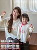 BBG02 - Bộ pyjama dáng thụng cổ tròn nhiều màu cho Mẹ và Bé size 100-180