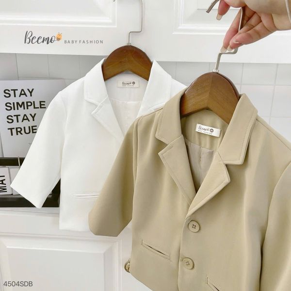 AKBT54 - Áo vest Beemo màu be rêu bé trai size 80 - 130