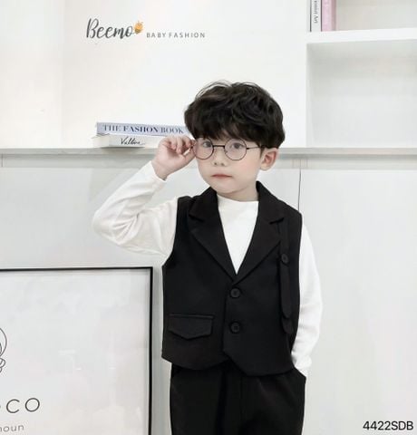 4579SDB - Bộ vest Beemo cho bé trai