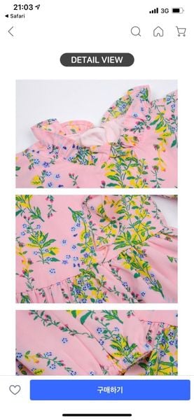 V00080 - Váy Voan bèo ngực 3 màu hoa BG