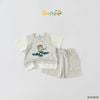 6057BHB - Bộ thun cotton Beemo giả gile bé trai size 1-6y