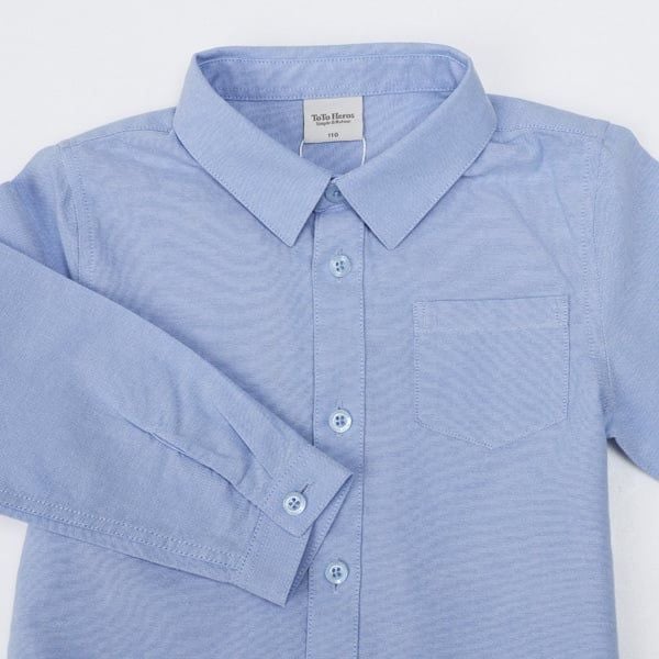 ABT87 - Áo sơ mi Totoheros 2 màu  xanh/trắng BT