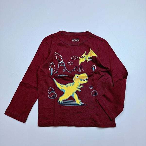 ABT114 - Áo cotton dài tay dòng nhí cho bé trai size 1-5y