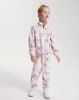 BBG26 - Bộ nỉ GGJJ 2 màu hồng nơ/trắng kem cho bé gái size 2-8y