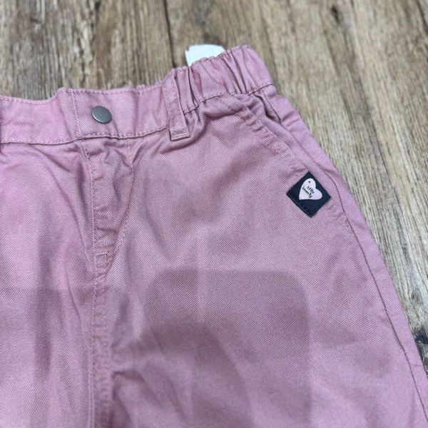 QBG22 - Quần jogger thô kaki GGJJ màu hồng cho Bé Gái size 24m - 8y