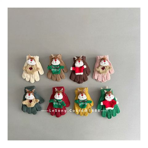 SH2512PK03 - Găng tay len chia ngón mùa đông cho bé size 1-5y, kích thước 14*10cm, NSX Lesong Yiwu Trading Co., LTd