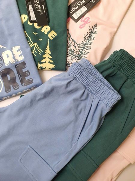 BM2602ST03 - Bộ quần áo trẻ em Beemon 3 màu cho bé size 120-160