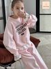 JJ 1237 - Bộ nỉ da cá mỏng Jam & Jenny 2 màu hồng/xanh bé gái size 2-12y
