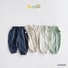 6284QDB - Quần thun Beemo bo gấu viền sọc thân 4 màu bé trai size 1-6y