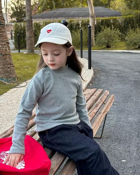 25H045 - Áo len giữ nhiệt cổ tròn cho bé chất liệu cotton (bông) size 90-170, NSX Huzhou Zhili Kujun Clothing Co., Ltd