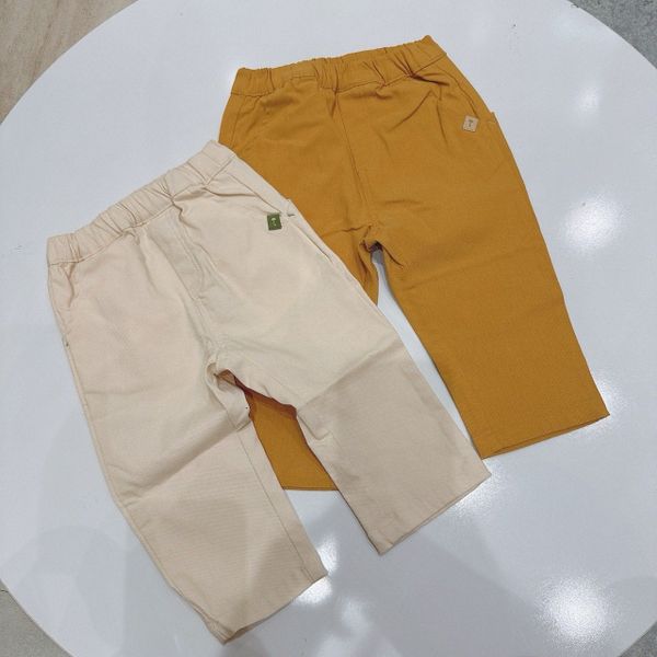 QBG20 - Quần kaki Soft MM 2 màu kem/vàng cho bé size 90-120