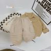 4666QDB - Quần kaki suông Beemo có rút gấu cho bé 3 màu size 90-130