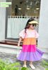 V00036 - Váy Sofia Candy thô tay bồng phối nhiều màu size 1-10y