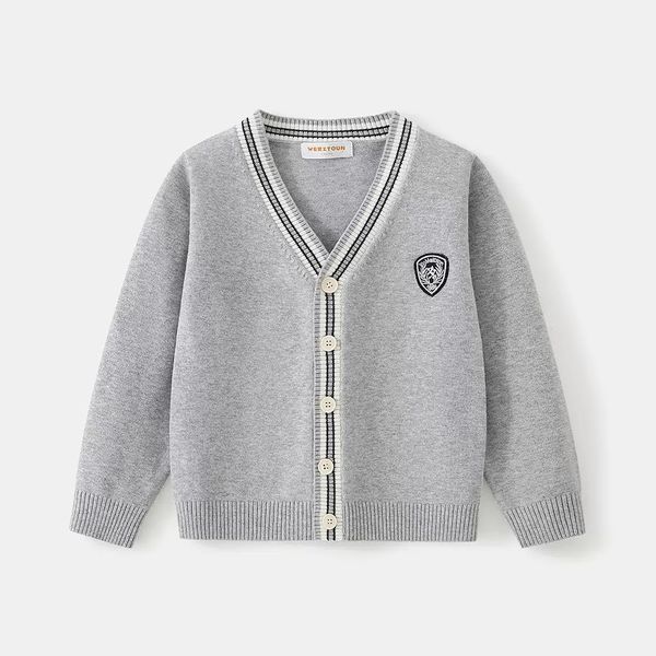 25338 - Cardigan len nhiều màu cho bé trai size 110-150