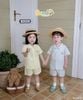 6010BHB - Bộ cotton kẻ Beemo size 1-5y