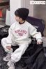 LU 1707 - Bộ nỉ hai da Luca in chữ Romance 2 màu cho bé size 2-12y