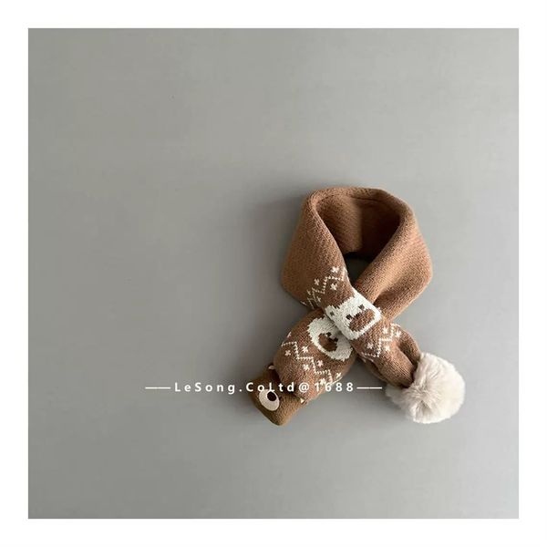 SH2512PK02 - Khăn len quàng cổ cho trẻ em vải cotton kích thước 60-80cm/80-100cm Yiwu Lesong