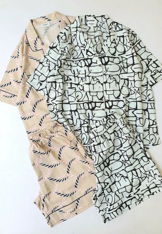 BM2601PJ04 - Bộ Pyjama Beemon cho Mẹ và Bé lớn freesize