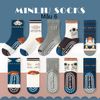 SH2511PK01 - Set 5 đôi tất Minliu Kidsocks dành cho trẻ em, chất liệu cotton+polyester+spandex, NSX Man Luu Textile Company Limited