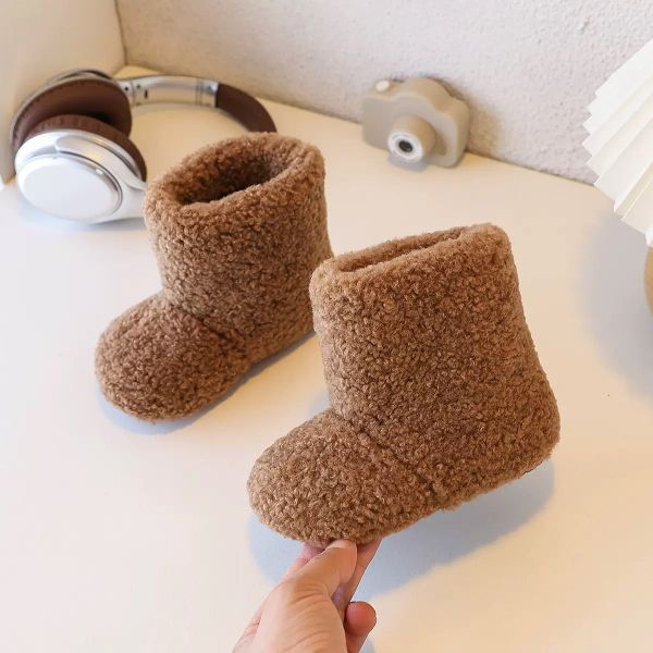 FC-501 - Bốt cổ cao lông cùn nhiều màu cho bé size 21-35