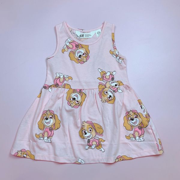V00063 - Váy cotton sát nách nhiều màu BG size 2-10y
