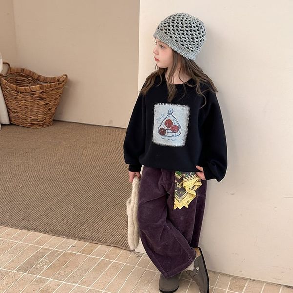 25G003 - Áo nỉ AMBB hai da nhiều màu cho bé gái size 90-170