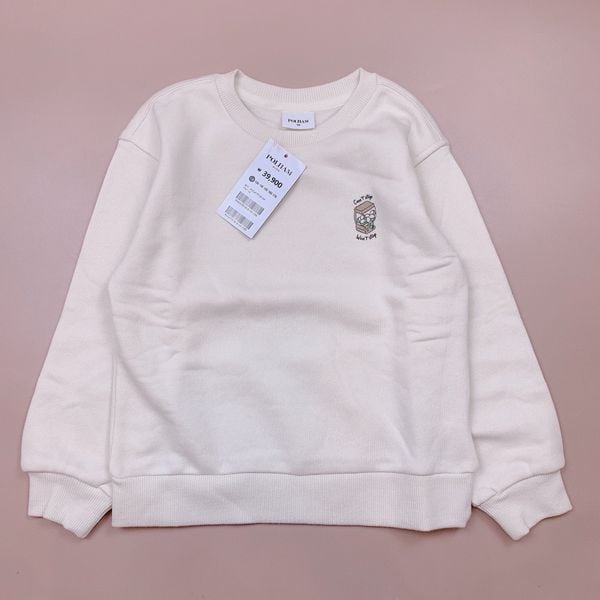 ABT102 - Áo nỉ bông trơn in ngực nhiều màu BTBG