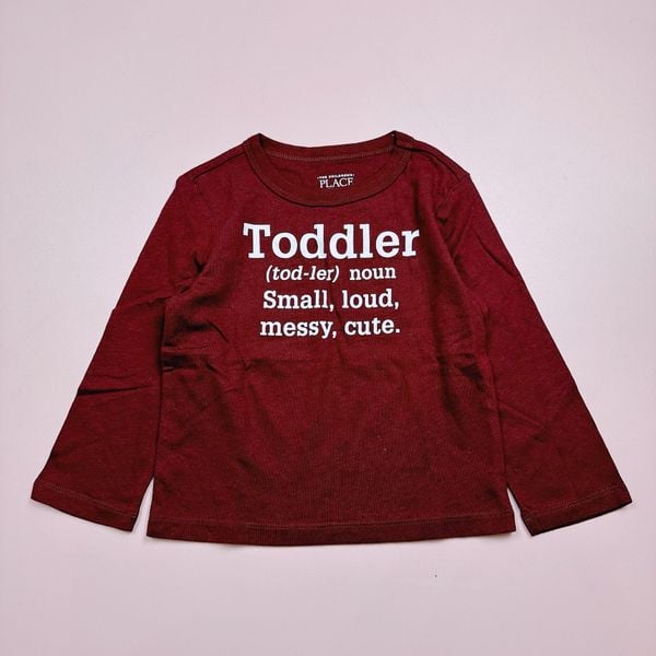 ABT114 - Áo cotton dài tay dòng nhí cho bé trai size 1-5y