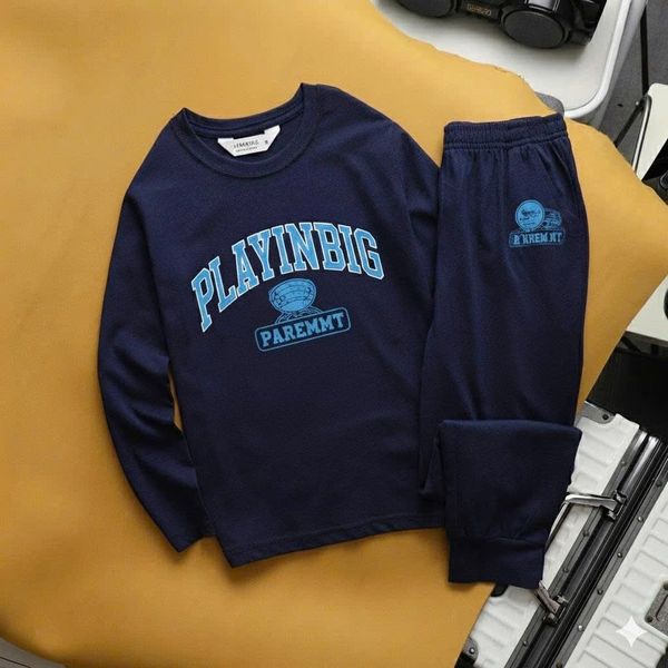 BBT09 - Bộ cotton MBCKids dòng đại PLAYNBIG nhiều màu cho bé trai size 6-14y