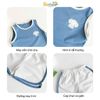 6011BHB - Bộ cotton áo tanktop phối cổ Beemo size 1-5y