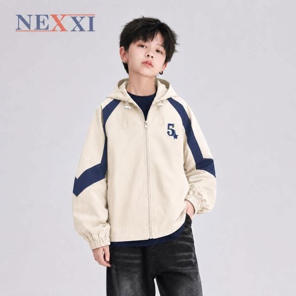 2609.81 - Áo khoác gió Nexxi có nón số 5 cowboy size 3-8y
