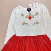 V00141 - Váy cotton phối chân voan nhiều màu size 2 - 8y