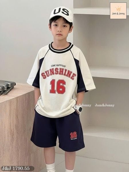 JJBCC.1790 - Bộ cotton Jam & Jenny màu kem Sunshine 16 size 2 - 12y