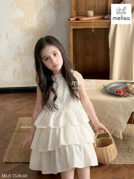 MLSDCC.7538 - Đầm Melisa cho bé size 2-11y