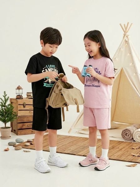 BM2603ST01 - Bộ quần áo Beemon trẻ em cổ tròn size 120-160