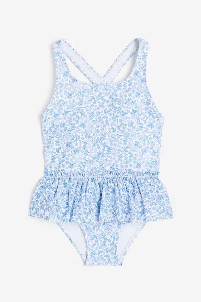 DB00019 - Bộ bơi liền nhiều mẫu Bé Gái size 18m - 10y