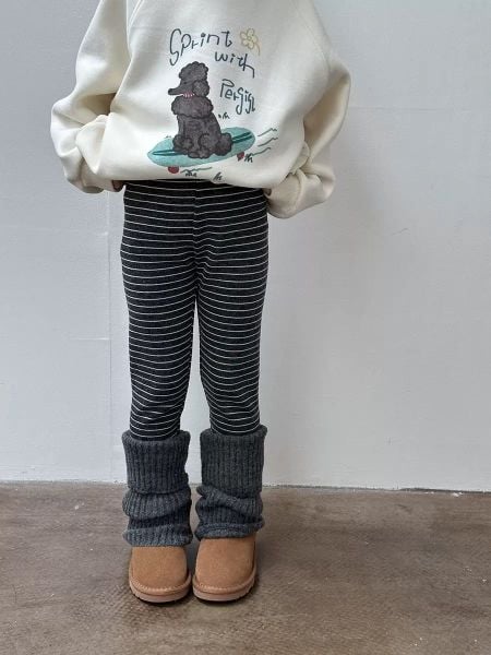 25H0611 - Quần legging lót nỉ AMBB nhiều màu cho bé size 110 - 170